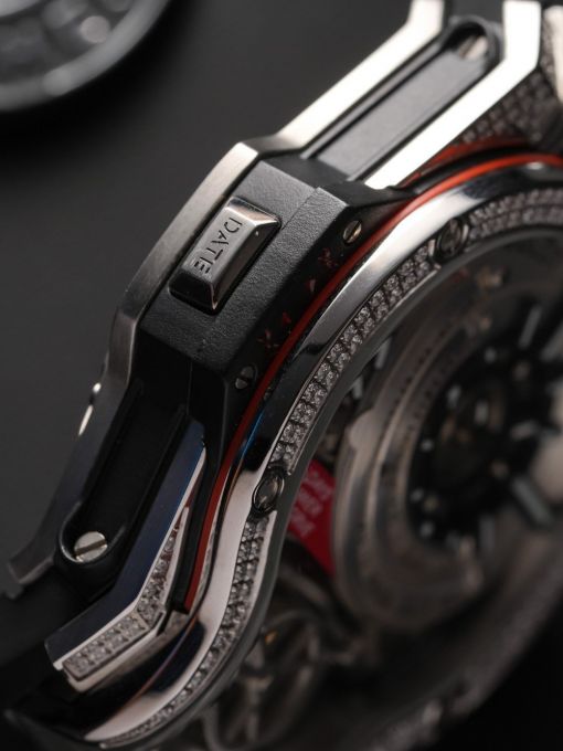 Đồng Hồ: Hublot BigBang MP-09 Tourbillon Bi-Axis 909.NX.1120.RX Vỏ Đính Đá Rep 1:1